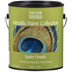 Me705 Modern Masters 740774995828 1 Gal Oyster Metallic Paint Collection Satin Water-base