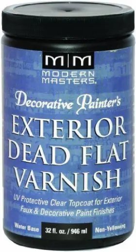 Dp612-32 Modern Masters 740774997693 Exterior Dead Flat Varnish 32-ounce