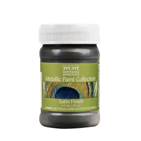 Me244 Modern Masters 740774998249 6 Oz Steel Gray Metallic Paint Collection Satin Water-based Decorative