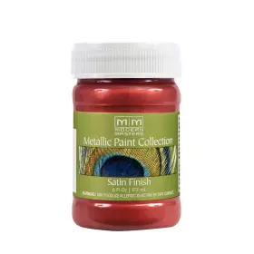 Me513 Modern Masters 740774998324 6 Oz Sashay Red Metallic Paint Collection Satin Water-based Decorative
