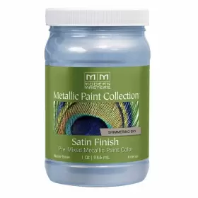 Me514 Modern Masters 740774998409 Quart Shimmering Sky Metallic Paint Collection Water-based