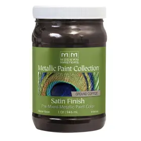 Me525 Modern Masters 740774998492 Quart Ground Coffee Metallic Paint Collection Satin Water-based Decorativ