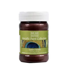 Me704 Modern Masters 740774999680 6 Oz Black Cherry Metallic Paint Collection Satin Water-based Decorati