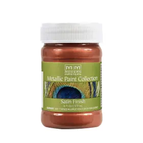 Me195 Modern Masters 740774999871 6 Oz Copper Metallic Paint Collection Satin Water-based Decorative Met