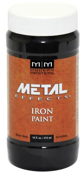 Me208 Modern Masters 740774999925 Pt Iron Metal Effects Reactive Metallic Paint