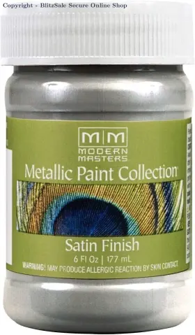 Me150-06 Modern Masters Me15006 6 Pack Metallic Silver 6-ounce