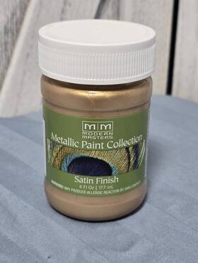 Modern Masters Me20006 6 Oz Metallic Paint Collection Satin Finish Pale Gold