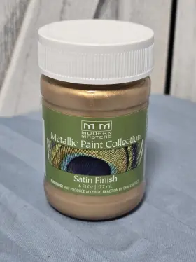 Me20006 Modern Masters 6 Oz Metallic Paint Collection Satin Finish Pale Gold