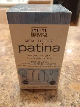 Mm3062-91 Modern Masters Metal Effects Blue Patina Oxidizing Finish Kit 6 Fl. Oz