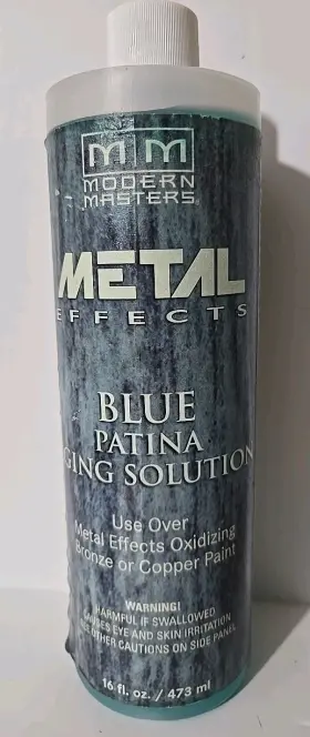 Pa902-16 Modern Masters 1 Pt 16oz Pa90216 Blue Patina Metal Effects Aging Solution