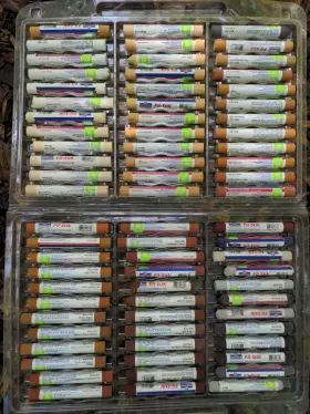 Mohawk 663392008278 Fil Stik 72ct Assortment Opened Box 10 Sticks Partly Used Woodworking
