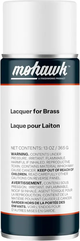 M103-0520 Mohawk Finishing Products Lacquer For Brass Matte 13 Oz