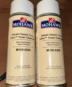 M100-0209 Mohawk Ultra Classic Toner Lacquer Perfect For Antique Furniture Xtra Dk Walnut
