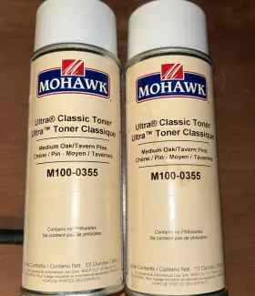 M100-0355 Mohawk Ultra Classic Toner Lacquer Perfect For Antique Furniture Med 0ak/tav Pi