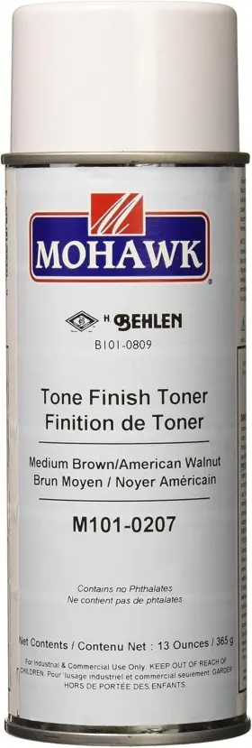 M101-0207 Mohawk Tone Finish Medium Brown American Walnut