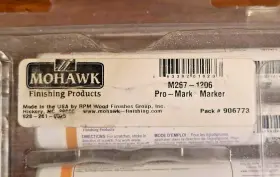M267-1206 Mohawk Used Pro-mark Wood Touch-up Marker Assortment 12-count Brown