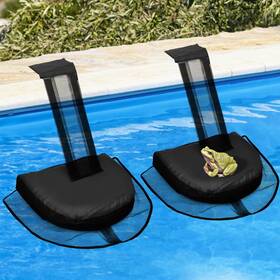 Monrocco Lxrvmf7tgo 2 Pack Animal Saving Escape Ramp For Swimming Pool Black