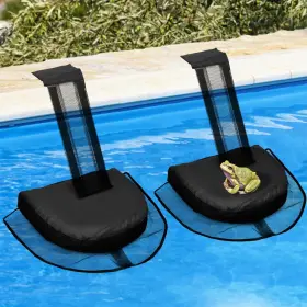 Lxrvmf7tgo Monrocco 2 Pack Animal Saving Escape Ramp For Swimming Pool Black