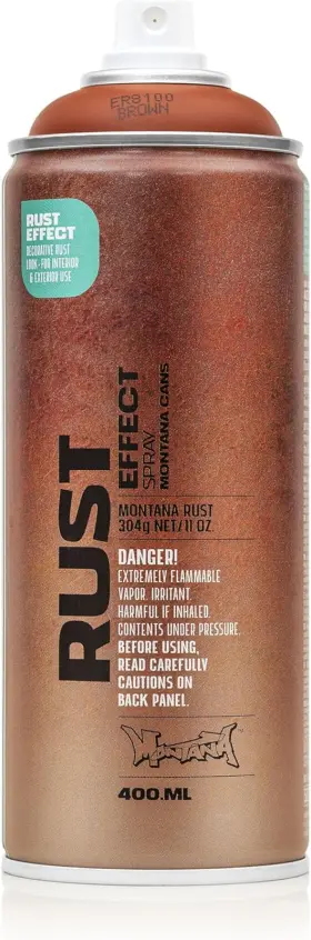 532580 Montana Cans Effect Rust Spray Paint 1 Count Pack Of Brown