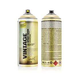 Montana Cans 046451890774 Vintage 400ml Filter Spray Paint 13.5 Fl Oz Pack Of 1 White Yellow