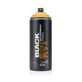 Montana Cans 048500263484 Black 400ml Color Melon Yellow Spray Paint 13.5 Fl Oz Pack Of 1