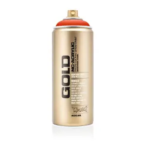 Montana Cans 048500284298 Gold Spray Paint 400ml Red Orange 13.5 Fl Oz Pack Of 1
