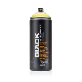 Montana Cans 048500352232 Black 400ml Color Infra Yellow Spray Paint 13.5 Fl Oz Pack Of 1