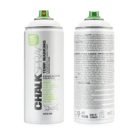 Montana Cans 048500376238 Chalk Color Spray Paint 400 Ml White 13.5 Fl Oz Pack Of 1