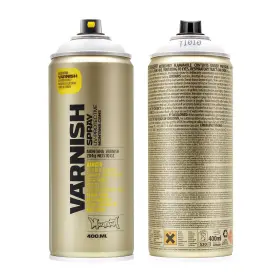 Montana Cans 048500376375 Tech 400 Ml Varnish Clear Matte Spray Paint