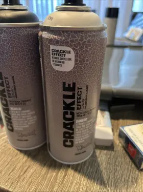 Montana Cans 048500418488 Crackle 400 Ml Color Pure White Spray Paint 15