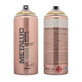 Montana Cans 048500448683 Effect 400 Ml Metallic Color Gold Spray Paint 13.53 Fl Oz Pack Of 1