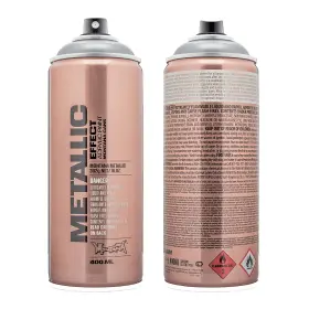 Montana Cans 048500448744 Effect 400 Ml Metallic Color Silver Spray Paint 13.5 F