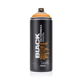 263668 Montana Gold Cans Black Spray Paint 400ml Clockwork Orange