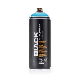 Lv-mo-26 Montana Gold Cans Black Spray Paint 400ml Light Blue