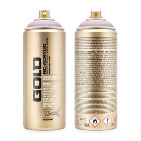 Montana Gold Mxg-g4000 Pale Pink Spray Paint 360 Nozzle Semi Gloss Fast Drying 1 Can
