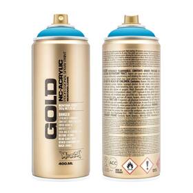 Montana Gold Mxg-g5040 Cans Semi Gloss Light Blue Spray Paint 13.5 Oz 360 Nozzle