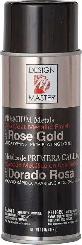 Dm241 Morning Pep Inc Dummy Vendor Code For Hpc 313109682689 Design Master Premium Metallic Spray Paint 11-ounce Rose Gold