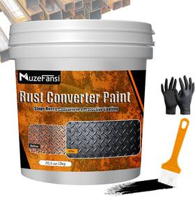 Muzefansi 445015620622 2-in-1 Rust Converter And Metal Primer 70.5 Oz Paint Treatme