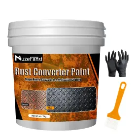 Zcx-jsq-1l Muzefansi 2-in-1 Rust Converter And Metal Primer Stops Paint Over Rusted