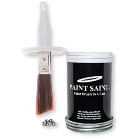 Mps001-blk My Paint Saint Sealable Touch Up Container With Brush Attached To Lid Ideal