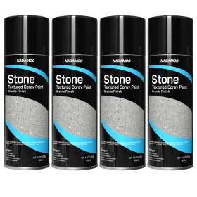 Bur3350-ssp-4 Nadamoo Stone Texture Spray Paint 4 Cans