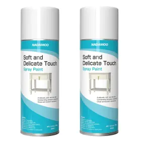 Bur3351-stsp-iw-2 Nadamoo Soft And Delicate Touch Spray Paint For Cabinet Furnitue Matte Ivory Whit