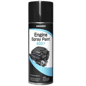Nadamoo Bur3352-e-b-1 High Heat Engine Spray Paint Matte Black 600 F/315 C Resistant Automotive 1 Can