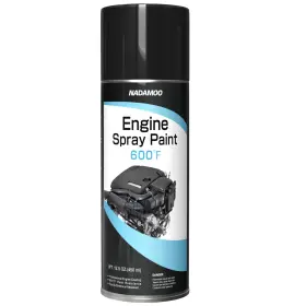 Bur3352-e-b-1 Nadamoo High Heat Engine Spray Paint Matte Black 600 F/315 C Resistant Automotive 1 Can
