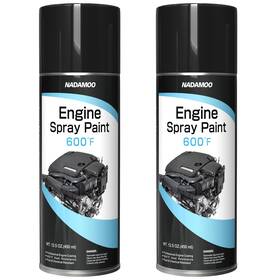 Nadamoo Bur3352-e-b-2 High Heat Engine Spray Paint - Temperature Resistant Up To 600 F/315 C