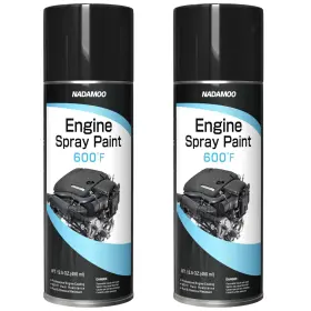 Bur3352-e-b-2 Nadamoo High Heat Engine Spray Paint - Temperature Resistant Up To 600 F/315 C
