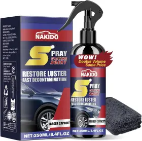 Nakido 716921200213 Quick Effect Coating Agent For Car-quick Acting Car Spray 3 In 1 Cerami