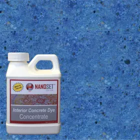 Nsclr8oz103 Nanoset Color Concrete Dye Sapphire Interior Stain Concentrate