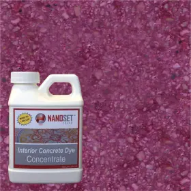 Nsclr8oz109 Nanoset Color Concrete Dye Amethyst Interior Stain Concentrate