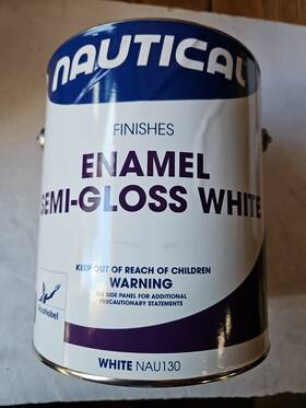 Nautical Nau130 Genuine Naitical Enamel Semi-gloss White Nos Oem R2s2